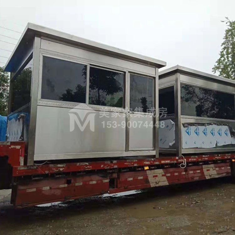 不锈钢岗亭  保安亭 产品图1