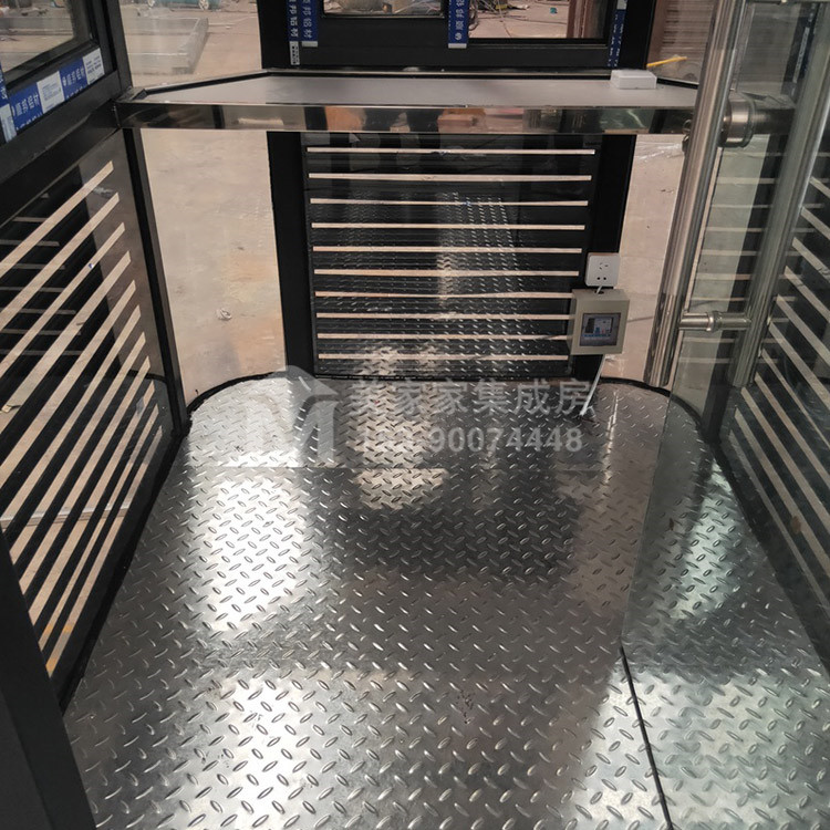 眉山圆弧钢结构岗亭产品图4