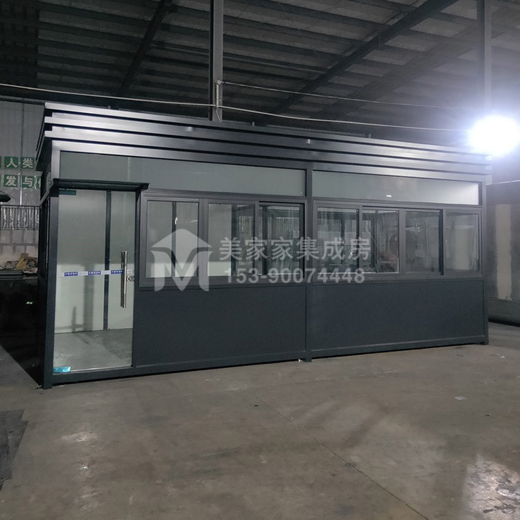 高新区物业管理钢结构岗亭产品图1