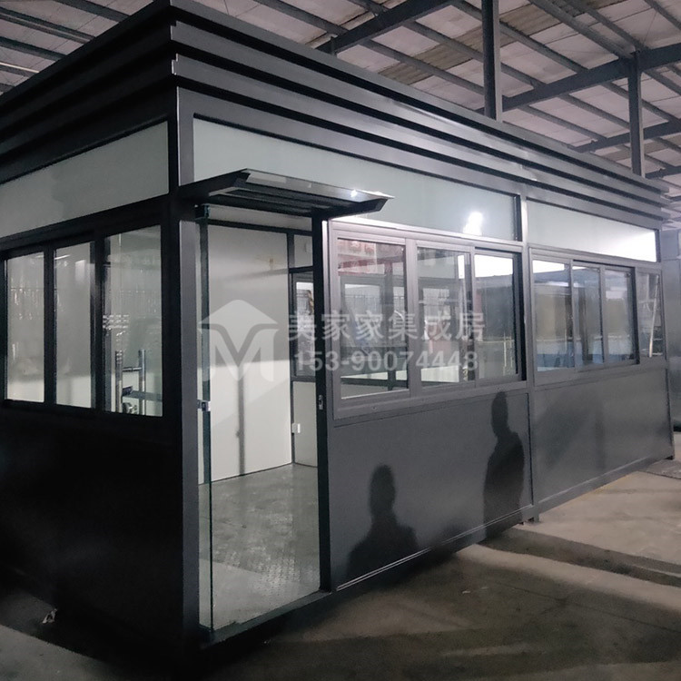 高新区物业管理钢结构岗亭产品图4