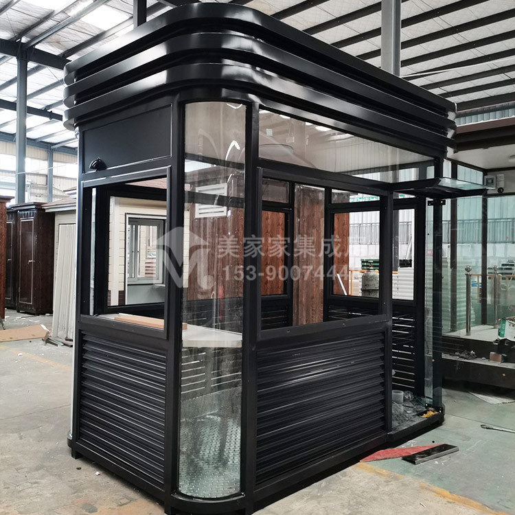 自贡圆弧钢结构岗亭产品图2