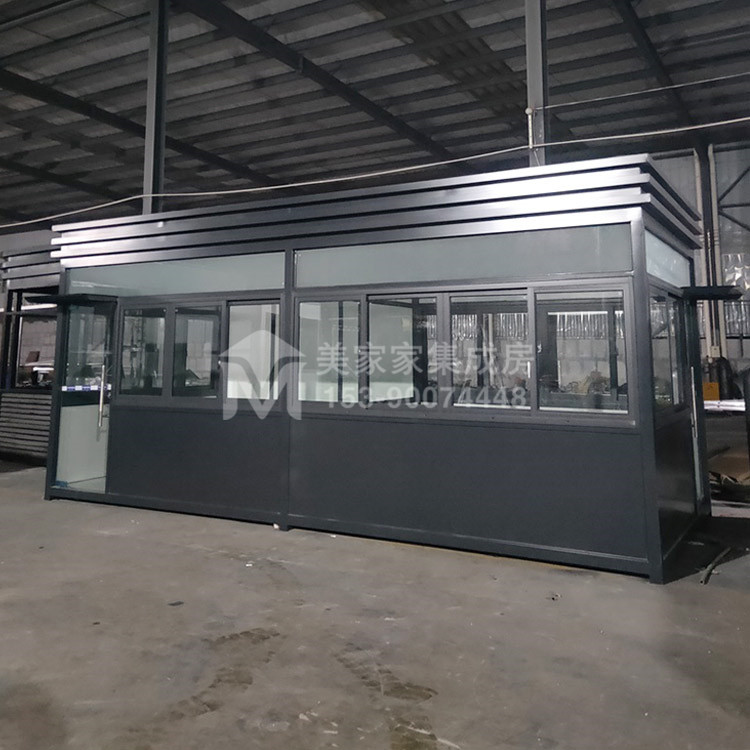 高新区物业管理钢结构岗亭产品图2