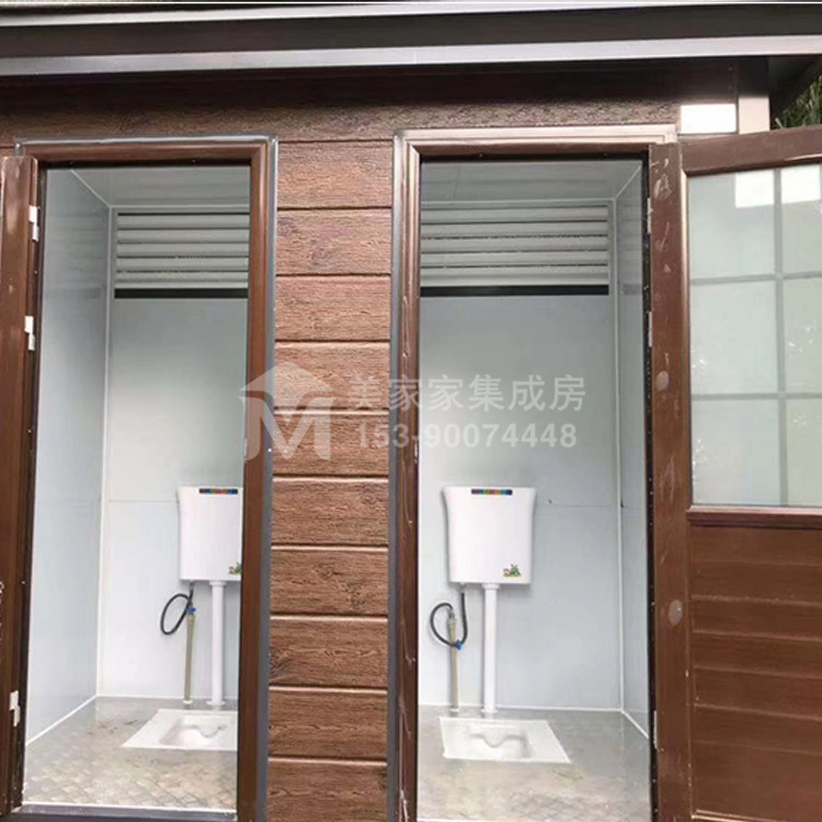 青龙湖湿地公园双蹲位厕所产品图4