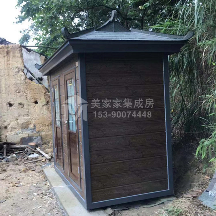 青龙湖湿地公园双蹲位厕所产品图3