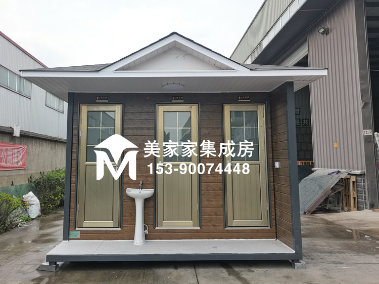 广安市前锋区肖家大院3蹲位环保厕所产品图2