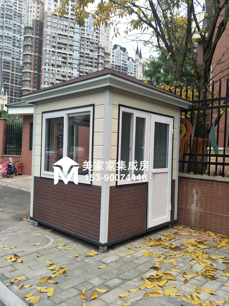 成都金牛区幼儿园雕花板岗亭产品图2