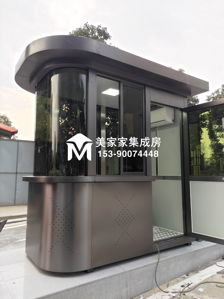 高新区黑钛不锈钢收费亭产品图3