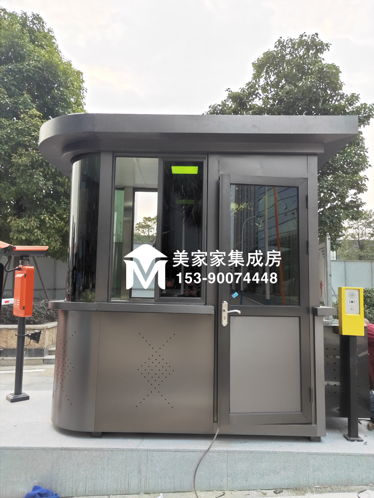 高新区黑钛不锈钢收费亭产品图4