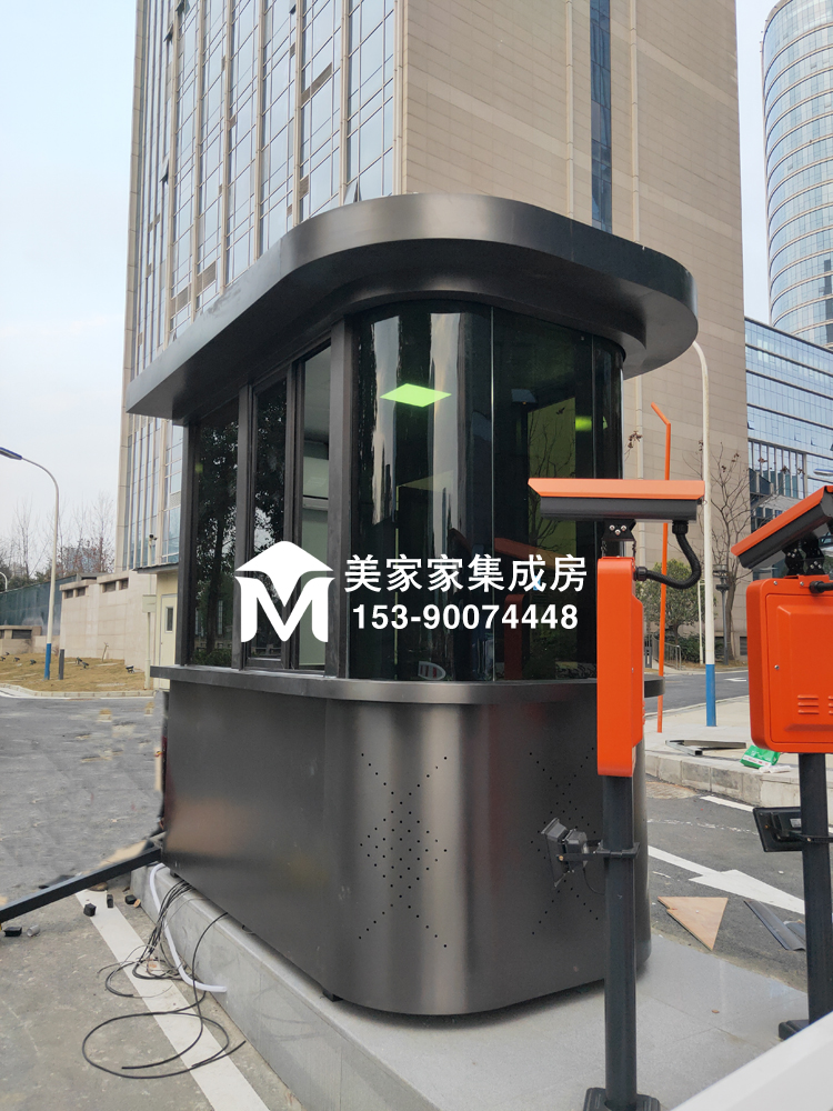 高新区黑钛不锈钢收费亭产品图5