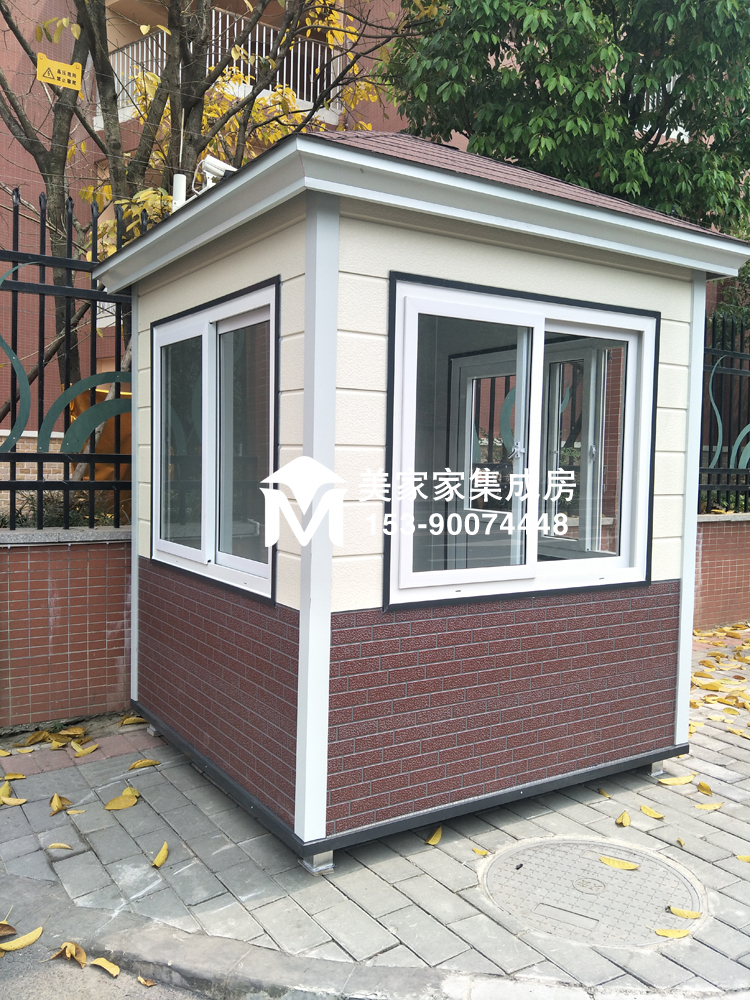 成都金牛区幼儿园雕花板岗亭产品图3