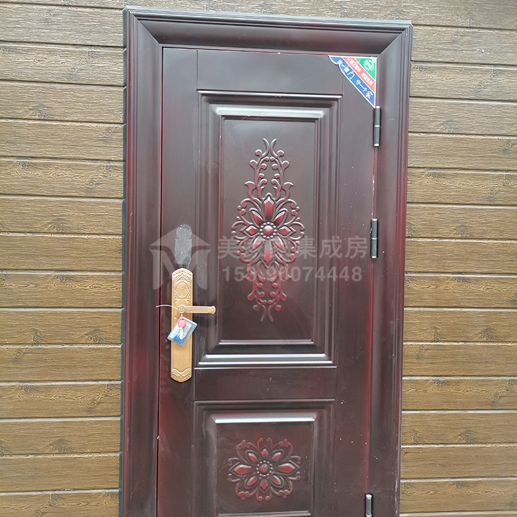 九寨沟木纹色雕花板售货亭产品图4