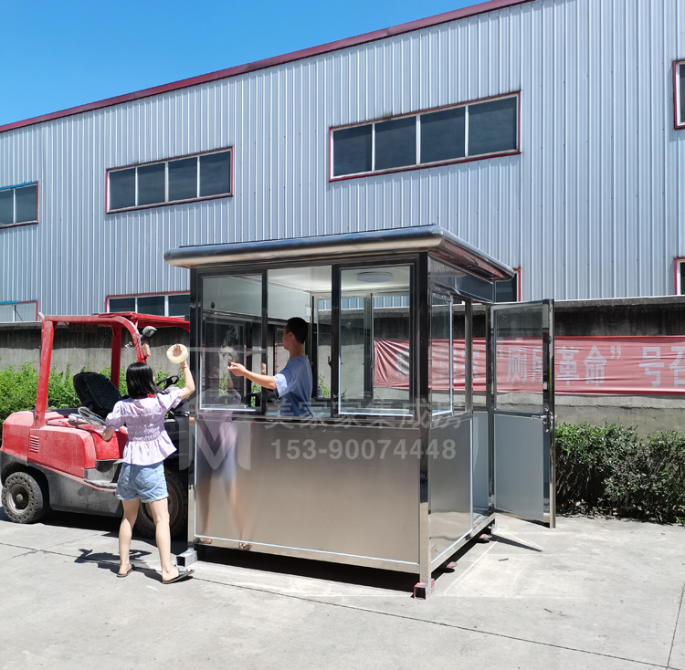 西藏不锈钢岗亭产品图3