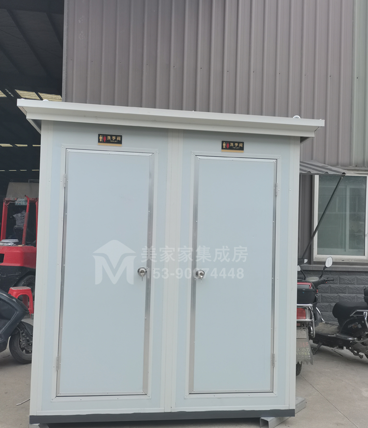 彩钢双蹲位厕所产品图1