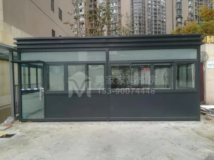 青白江钢结构岗亭产品图1